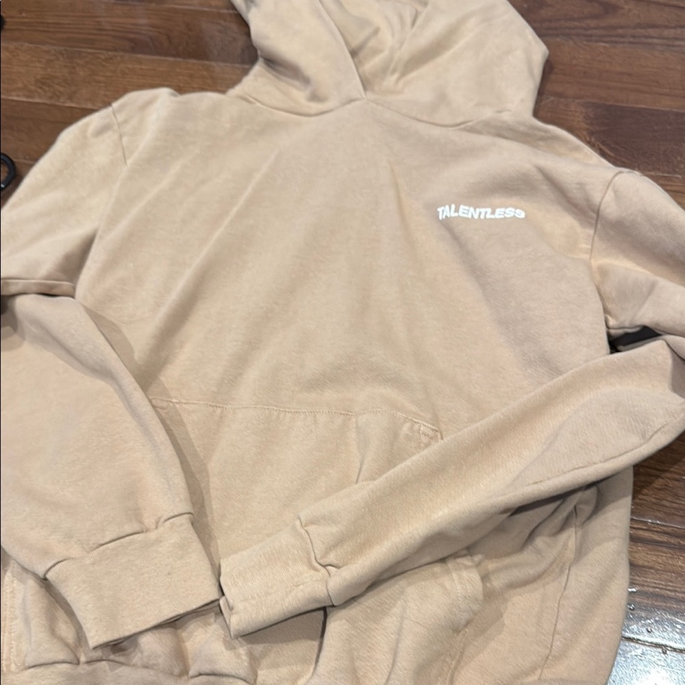 Beige talentless hoodie